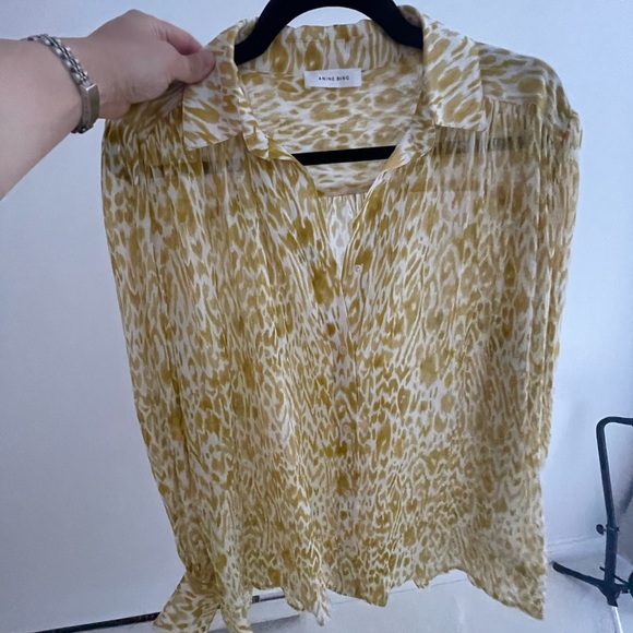 Anine Bing - Caleb silk blouse XXS in excellent like new condition - Picture 2 of 4